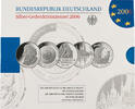 BRD, 5x 10 Euro Gedenkmünzensatz,
