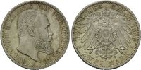 Württemberg, 2 Mark Wilhelm II., 1891-1918,