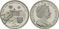Isle of Man, Lot von 2 Münzen Fußball-WM 2006, Britische Inseln,