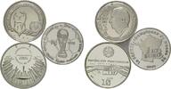 Frankreich, Lot von 3 Münzen Fußball-WM 2006, Länder Europas,
