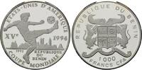 Benin, 1.000 Francs Fußball-Weltmeisterschaft 1994 in den USA, -