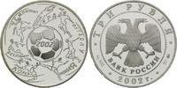Russland, 3 Rubel Fußball-WM 2002,