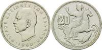 Griechenland, 20 Drachmen Paul I, Selene die Mondgöttin auf einem Pferd reitend,
