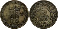 Weimarer Republik, 5 Reichsmark Zur Jahrtausendfeier der Rheinlande,