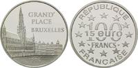 Frankreich, 100 Francs / 15 Euro Brüssel,