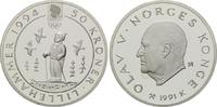 Norwegen, 50 Kroner Olympische Winterspiele 1994 in Lillehammer,