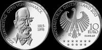 Deutschland, 10 Euro 200. Geburtstag von Otto von Bismarck,