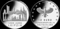 Deutschland, 10 Euro 1000 Jahre Leipzig,
