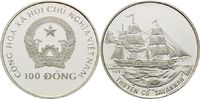 Vietnam, 100 Dong Geschichte der Seefahrt, Besegeltes Dampfschiff "The City of Savannah", Bild