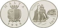 Malta, 5 Liri Geschichte der Seefahrt - Segelschiff Valletta Bild