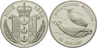 Niue, 10 Dollars WWF, bedrohte Tierwelt - Weißwale, Bild