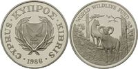 Zypern, 1 Lira WWF, bedrohte Tierwelt - Mufflon,