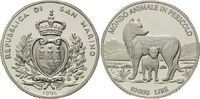 San Marino, 10.000 Lire WWF, bedrohte Tierwelt - Wölfe,