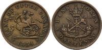 Kanada: Upper Canada, Penny Toronto Token-Ausgabe, 1850-1857, -