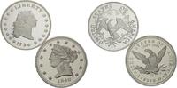 USA, 6 Dollars Berühmte Dollars, -