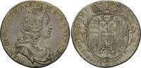 Italien: Toskana, 1/2 Francescone (5 Paoli) Francesco III., 1737-1746, -