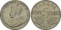 Kanada, 5 Cents George V., 1910-1936, -