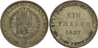 Hessen-Kassel, Taler Kurfürst Wilhelm II mit Kurprinz und Mitregent Friedrich Wilhelm, 1831-1847, -