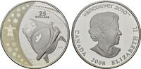 Kanada, 25 Dollars Olympische Winterspiele 2010 in Vancouver, in Münzkapsel (Original) -
