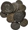 Römisches Reich, Lot AE Folles Bronzemünzen der Konstantinische Dynastie, 293-363, -