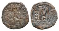Byzanz, AE Follis Justin II., 565-578,