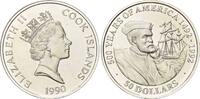 Cook Islands, 50 Dollar 500 Jahre Entdeckung Amerika - Jacques Cartier, -