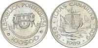 Portugal, 100 Escudos Entdeckung der Kanaren, -