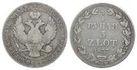 Russland, 3/4 Rubel = 5 Zlotych MW, Nikolaus I., 1825-1855,
