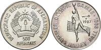 Afghanistan, 500 Afghanis Zur Olympiade 1988 - Volleyball, -