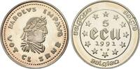 Belgien, 5 ECU XI. internationaler Numismatiker Kongress, -