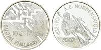 Finnland, 10 Euro 175. Geburtstag von Adolf Erik Nordenskiold, -
