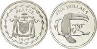 Belize, 5 Dollar Vogelwelt - Regenbogentukan, -