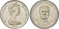 Insel Man, 1 Crown 100. Geburtstag von Sir Winston Churchill, -