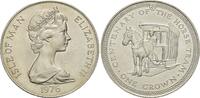 Isle of Man, 1 Crown 100 Jahre Pferdebahn von Douglas - Horse Tram, -