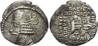 Parther, AR Drachme Ecbatana, Vologases I., 51-78, -