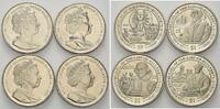 Britische Jungferninseln, Lot 1 Dollar 400. Todestag Elisabeth I., 1533-1603, -