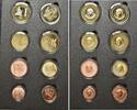 Diverse Länder, Satz Specimen Euroentwürfe, -