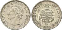Sachsen, Albertinische Linie, 1/6 Taler Johann, 1854-1873, -
