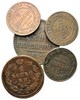 Rußland, Lot 2 Kopeken Alexander II., 1855-1881,