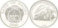 Nauru, 10 Dollars Eisenbahnen der Welt - Schnellzugdampflokomotive, -