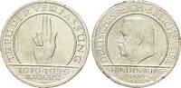 Weimarer Republik, 5 Reichsmark Schwurhand - 10 Jahre Weimarer Reichsverfassung, -