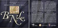 BeNeLux, 3x 3,88 Euro & Medaille CuNi Euroset, Vorläufer eines vereinten Europas, -