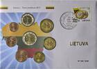 Litauen, 3,88 Euro Kursmünzensatz, Euro Einführung, -