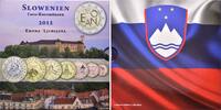 Slowenien, 3,88 Euro Kursmünzensatz, Emona, -