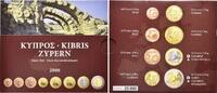 Zypern, 3,88 Euro Kursmünzensatz, Kibris, ohne Gedenkmünzen, -