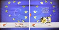Zypern, 3,88 Euro Kursmünzensatz, Einführung des Euros, mit Briefmarken, -