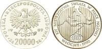 Polen, 20000 Zlotych Zur Fussball-WM 1990 in Italien, -