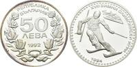 Bulgarien, 50 Leva Olympische Winterspiele in Lillehammer 1994, -
