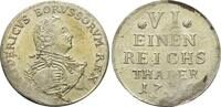 Brandenburg-Preussen, 1/6 Taler Friedrich II. der Große, 1740-1786, -