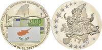 Zypern, Farbmedaille European Currency, -